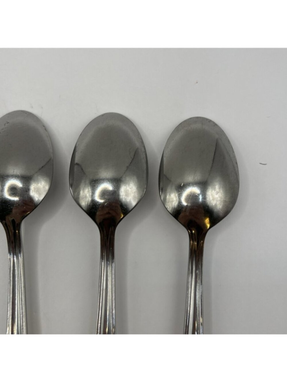 7 Mikasa Classico Satin Teaspoons 18/8 Stainless Gerald Patrick 6.25" Spoons - Picture 16 of 16